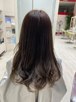 ロング 松尾 怜奈のヘアスタイル