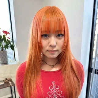 ロング カラー 𝐠𝐢𝐫𝐥𝐲 𝐦𝐨𝐝𝐞🖤のヘアスタイル