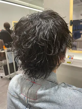 ショート パーマ メンズ Reginavita栄所属・メンズ特化/ 本日空き○/岡本一真のヘアスタイル