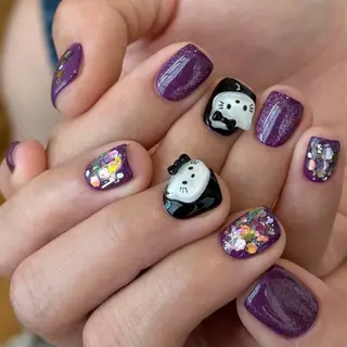 ネイル By moonネイル 🌷ワンホン/韓国風のネイルデザイン