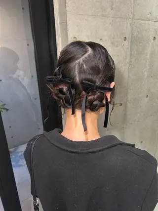 ヘアアレンジ ️💜akari💜 ハイトーン/レイヤーのヘアスタイル