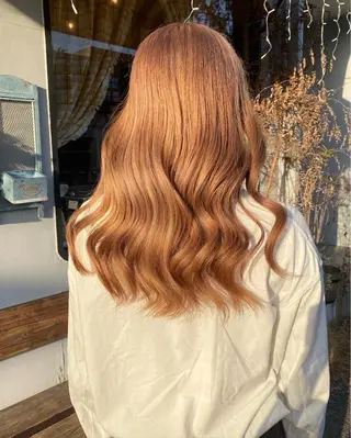 セミロング カラー パーマ ヘアアレンジ メンズ キッズ ネイル マツエク・マツパ アイブロウ chapter問屋町 💘小室明華のヘアスタイル