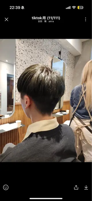 メンズ La fith hair charme 渋谷店【ラフィス ヘアー シャルム】所属・🫧ショート🫧 縮毛🫧KURUMIのヘアスタイル