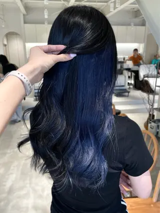 ロング カラー 林 千聖のヘアスタイル