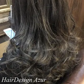 ロング カラー HairDesign Azurのヘアスタイル