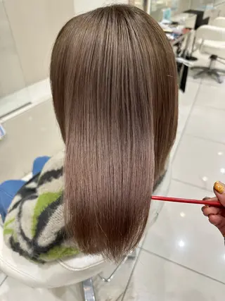 カラー 艶髪/ブリーチなし Wカラー🌺yuiのヘアスタイル