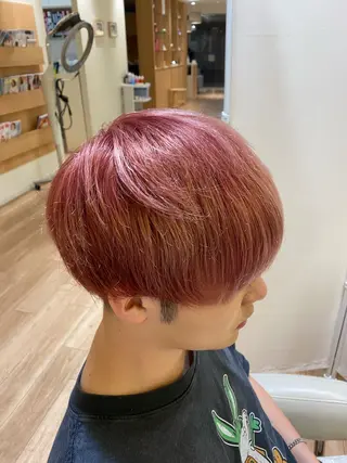 ショート ハイトーンエフェクト ブリーチいち丸のヘアスタイル