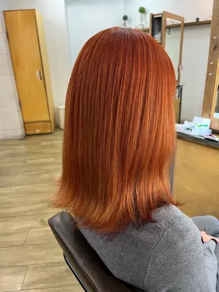 ロング カラー 似合わせ/ブリーチ/ 髪質改善/ミクෆ‪のヘアスタイル