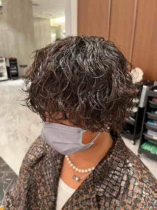 ミディアム パーマ メンズ WARREN・TRICOMI    NEW YORK所属・瀧野 翔吾【メンズ特化】のヘアスタイル