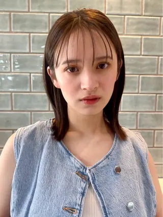 セミロング 🩵LondBOY 韓国/ボブ/レイヤーのヘアスタイル