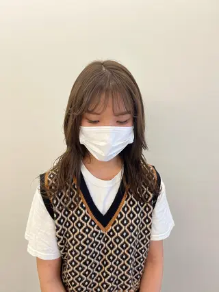 セミロング IT’s所属・韓国好き🇰🇷 美容師MIKUのヘアスタイル