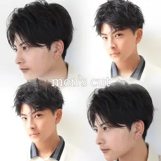 ミディアム メンズ 夏向/ハイトーン /パーマのヘアスタイル