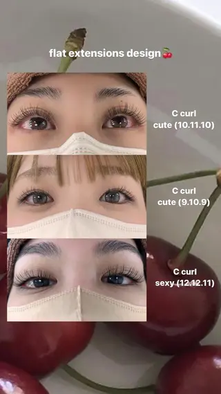 マツエク・マツパ As nail sakuraのマツエク・マツパデザイン