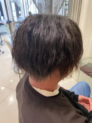 パーマ メンズ 及川 歩真のヘアスタイル