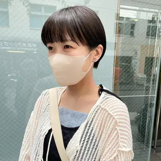 ショート ヤマモト マイのヘアスタイル