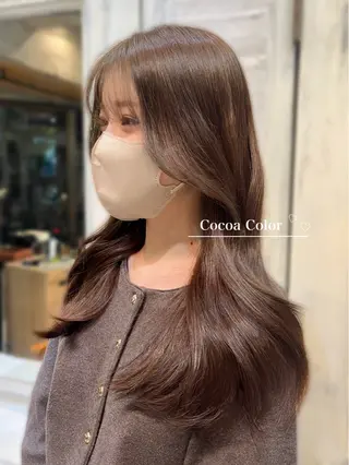 セミロング liko by maris所属・maho 💕のヘアスタイル