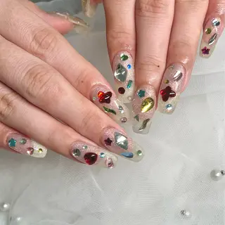 ネイル joie ange rinna上本町のネイルデザイン