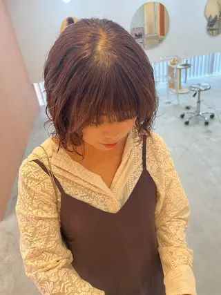 ミディアム パーマ mizuki ,のヘアスタイル