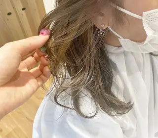 セミロング カラー 🌈🌸あおき みちる🌟💗のヘアスタイル