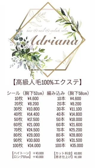 ロング ヘアアレンジ ADRIANA 【アドリアーナ】Kのその他イメージ