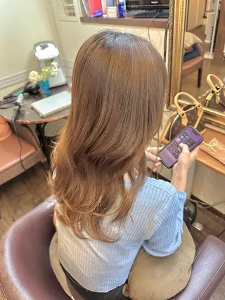 ロング カラー 🌱ケミカル美容師 未来を綺麗に🌱優吾のヘアスタイル