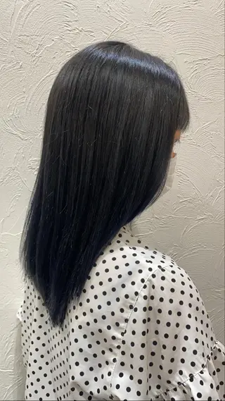 ロング カラー qulim所属・前橋 姫奈のヘアスタイル