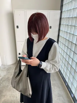 ショート カラー 🔥ボブ／レイヤー／ shingoのヘアスタイル