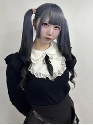 ロング カラー ベルグロー アルファのヘアスタイル