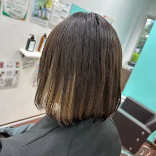 セミロング Fun hair make所属・三原 友美のヘアスタイル