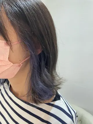 ミディアム 守川 七海のヘアスタイル