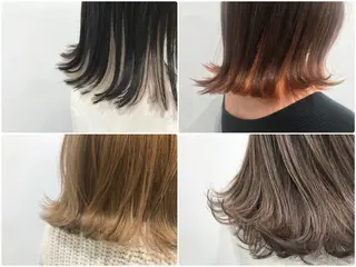 ミディアム Kro ハイトーン×ブリーチのヘアスタイル