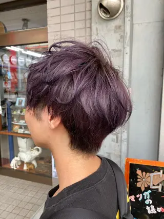 メンズ ゆぴ☾‪/推しカラー /ハイトーンのヘアスタイル