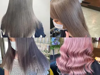 セミロング W_SALON ［触れたくなる艶髪］のヘアスタイル