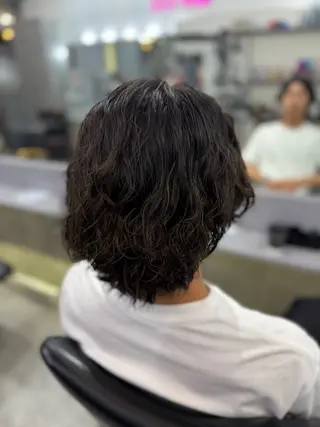 ショート パーマ メンズ 透明感/艶髪/ 🌷mihiro🌷のヘアスタイル