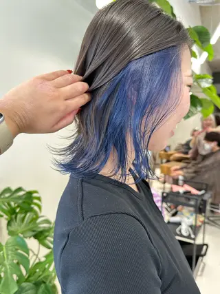 ミディアム カラー Liru:smart salon/茅ヶ崎のヘアスタイル