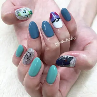 ネイル She nail studio 原宿所属・パラジェル有/ スカルプ/mahoのネイルデザイン