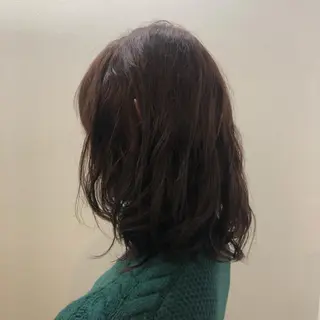 ミディアム パーマ 森本　舞✴︎ 似合わせパーマのヘアスタイル