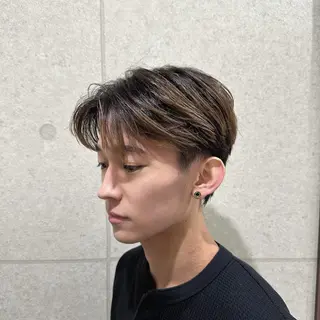 メンズ ANNDER所属・遠藤惟斗/自由が丘/ 透明感カラー/パーマのヘアスタイル