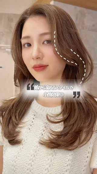 セミロング 🌼アユム/レイヤー ハッシュカット🌼のヘアスタイル