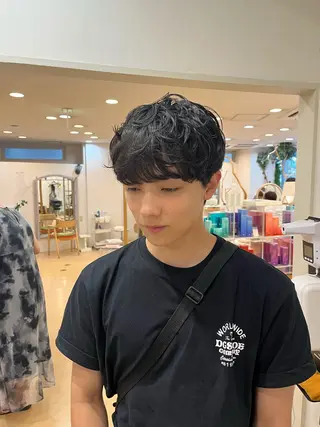 パーマ メンズ 💠つたふうか/ 韓国/メンズヘア💠のヘアスタイル