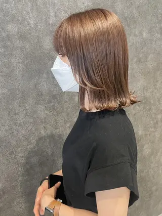 セミロング カラー BUCKS【天王寺】 バックス【駅30秒】のヘアスタイル