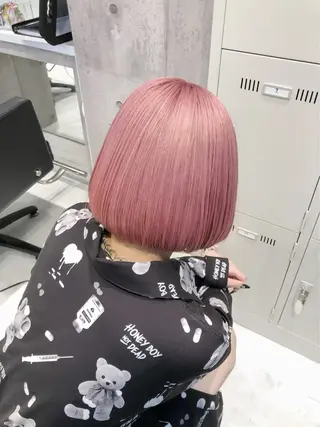 ミディアム pink hair 🩷mayu🩷のヘアスタイル