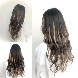ロング カラー パーマ ヘアアレンジ メンズ キッズ ✨最強美容師✨ 💙にっしー西村💙のヘアスタイル