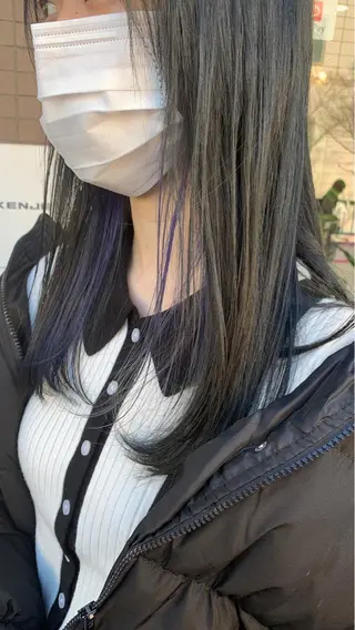 セミロング カラー SALOWIN高崎所属・縮毛矯正・髪質改善 鈴木悠太/当日OK✨のヘアスタイル