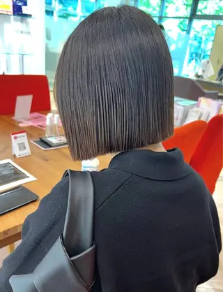 ショート 加納千華 /ボブ/ぱつっとボブのヘアスタイル