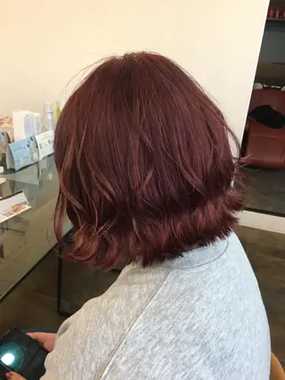 ショート カラー ヘアアレンジ 🧶ブリーチカラー TERU🧶のヘアスタイル