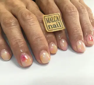 セミロング ヘアアレンジ パーマ ネイル キッズ マツエク・マツパ MALCAnail(マルカネイル)所属・荒木 莉奈のネイルデザイン