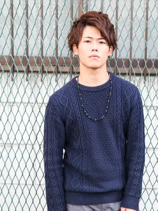 カラー メンズ 中林 由佳のヘアスタイル