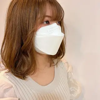 ミディアム ☁️RIKA☁️ @ri2_____bのヘアスタイル