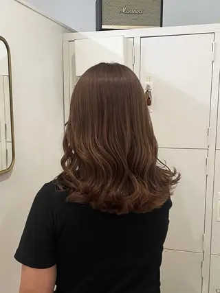 ミディアム カラー canon/レイヤー /透明感カラーのヘアスタイル